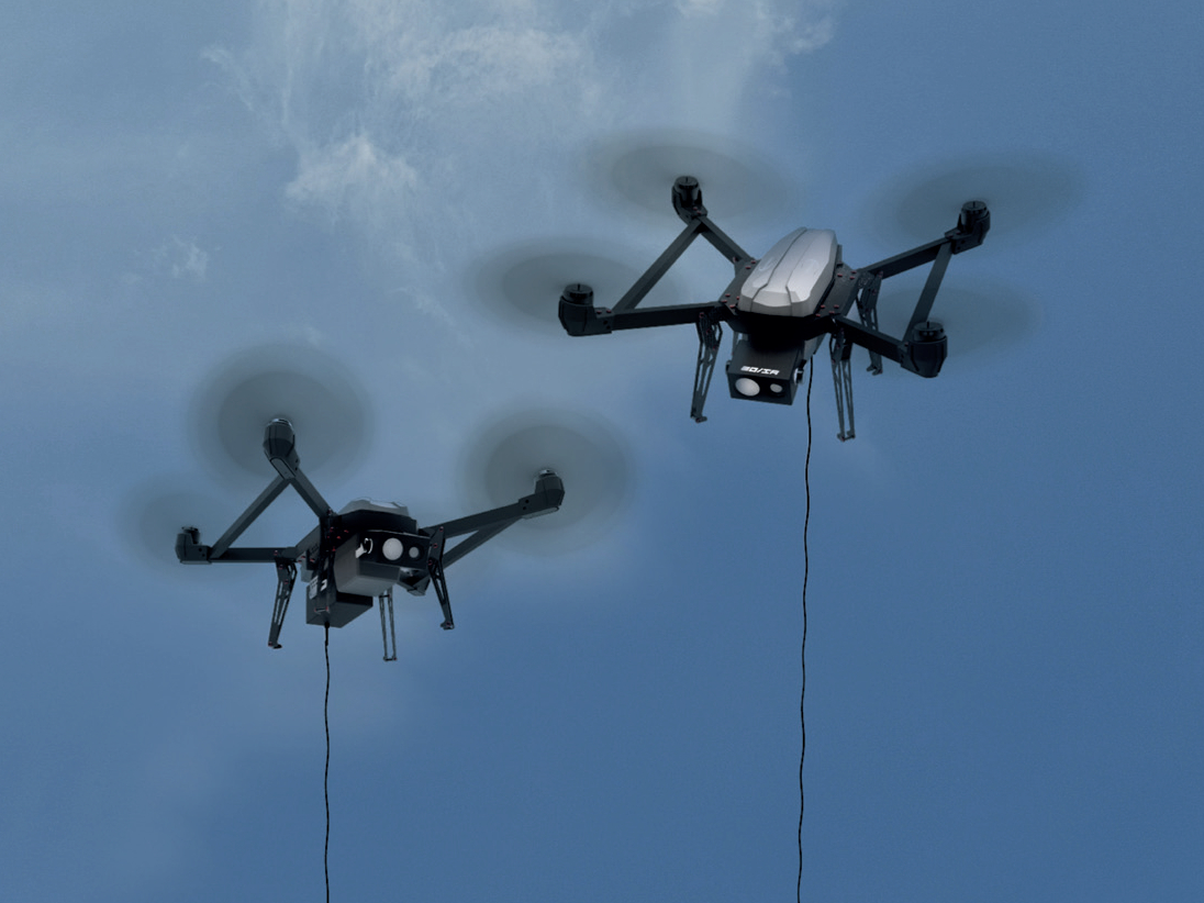 Tethered Drone Systems